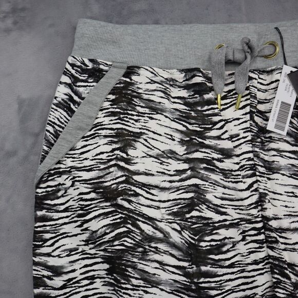 Reflessi Shorts Mens 2XL White Tiger Drawstring High Waist Pull On Bottoms - Picture 9 of 16